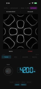 Cymatica: Music Visualizer screenshot