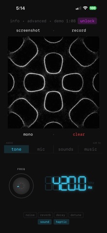 Cymatica：音乐可视化 screenshot