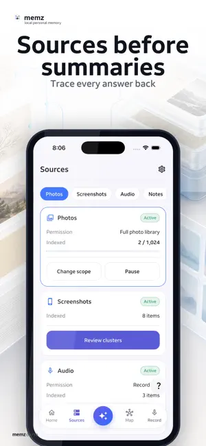 Memz LLM screenshot 2