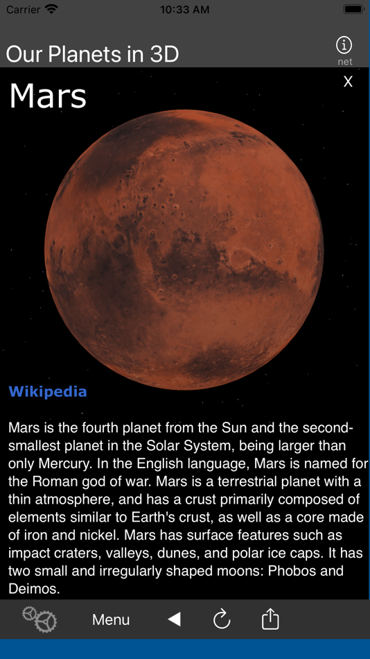 #8. Our Planets in 3D (iOS) 由: Kai Bruchmann