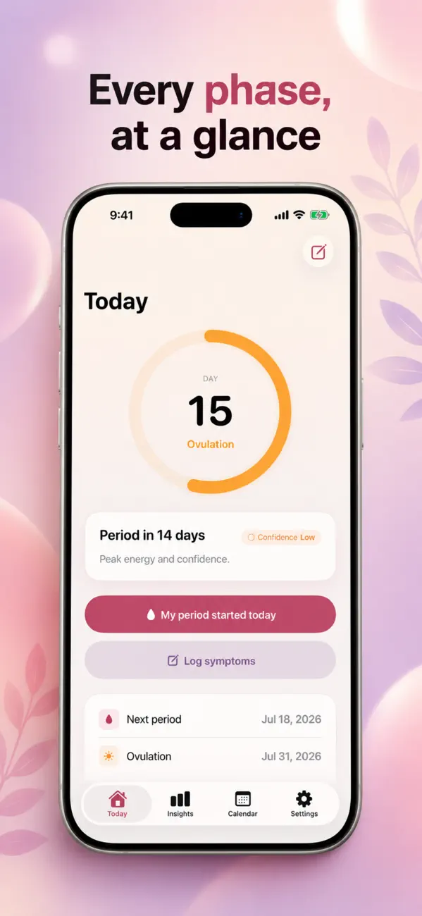 Regl+ : Period & Cycle screenshot