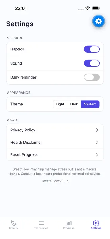 BreathFlow: Breathing Exercise screenshot 7 of 10