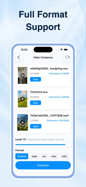 Video compress-compress videos screenshot 2