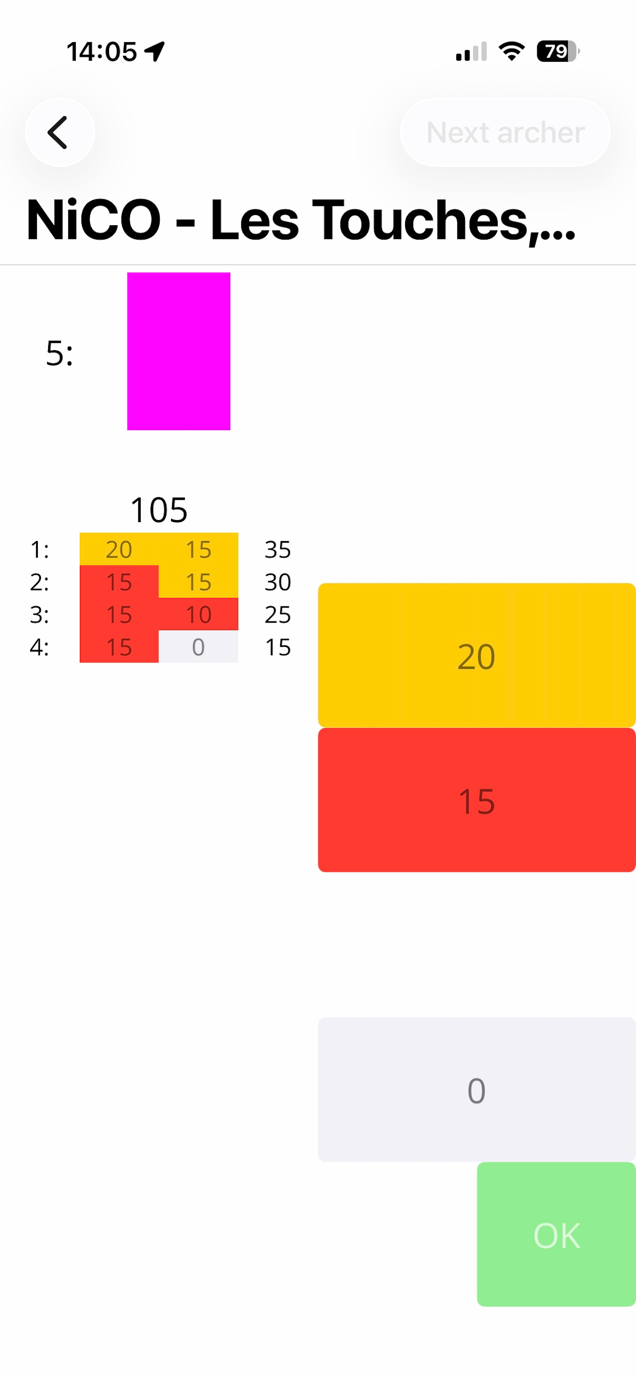 Archery Sheet
