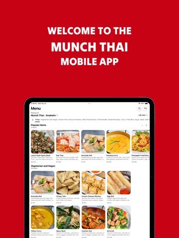 Munch Thai iPad screenshot