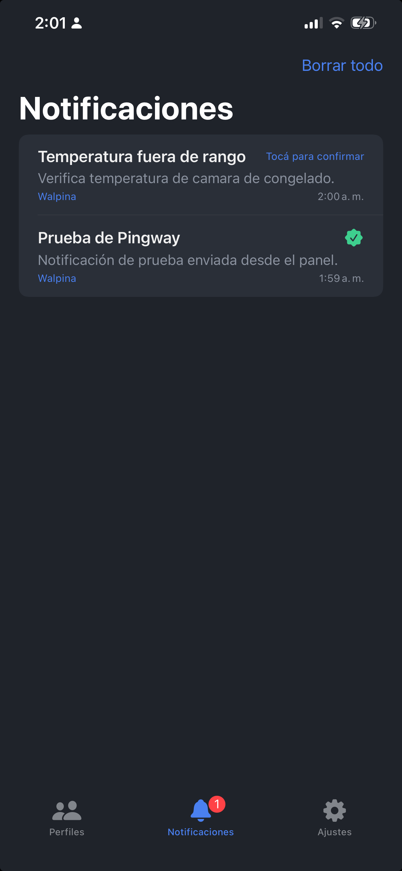 Pingway screenshot 3
