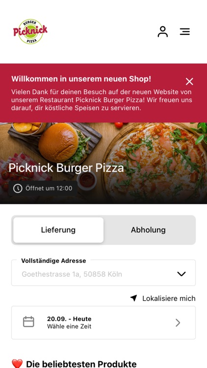 Picknick Burger Pizza