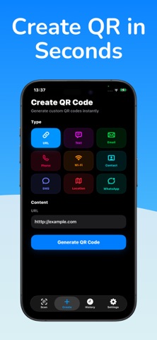 QR Code Scanner & Maker. Screenshot 5 of 7