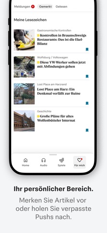 Braunschweiger Zeitung News screenshot