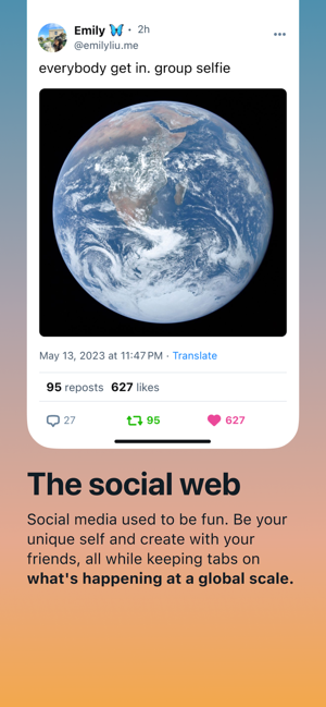 ‎Bluesky Social Screenshot