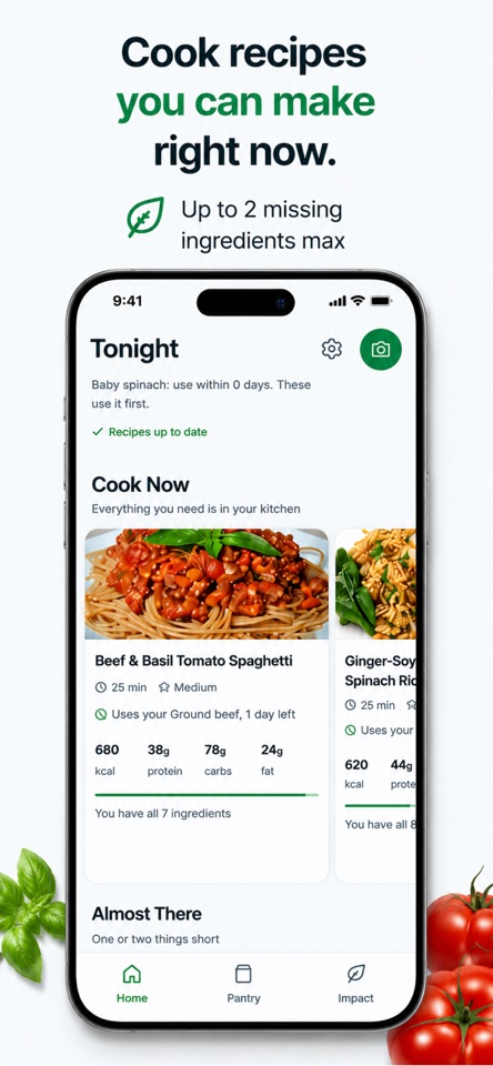 Munchi: Fridge to Recipes screenshot 3