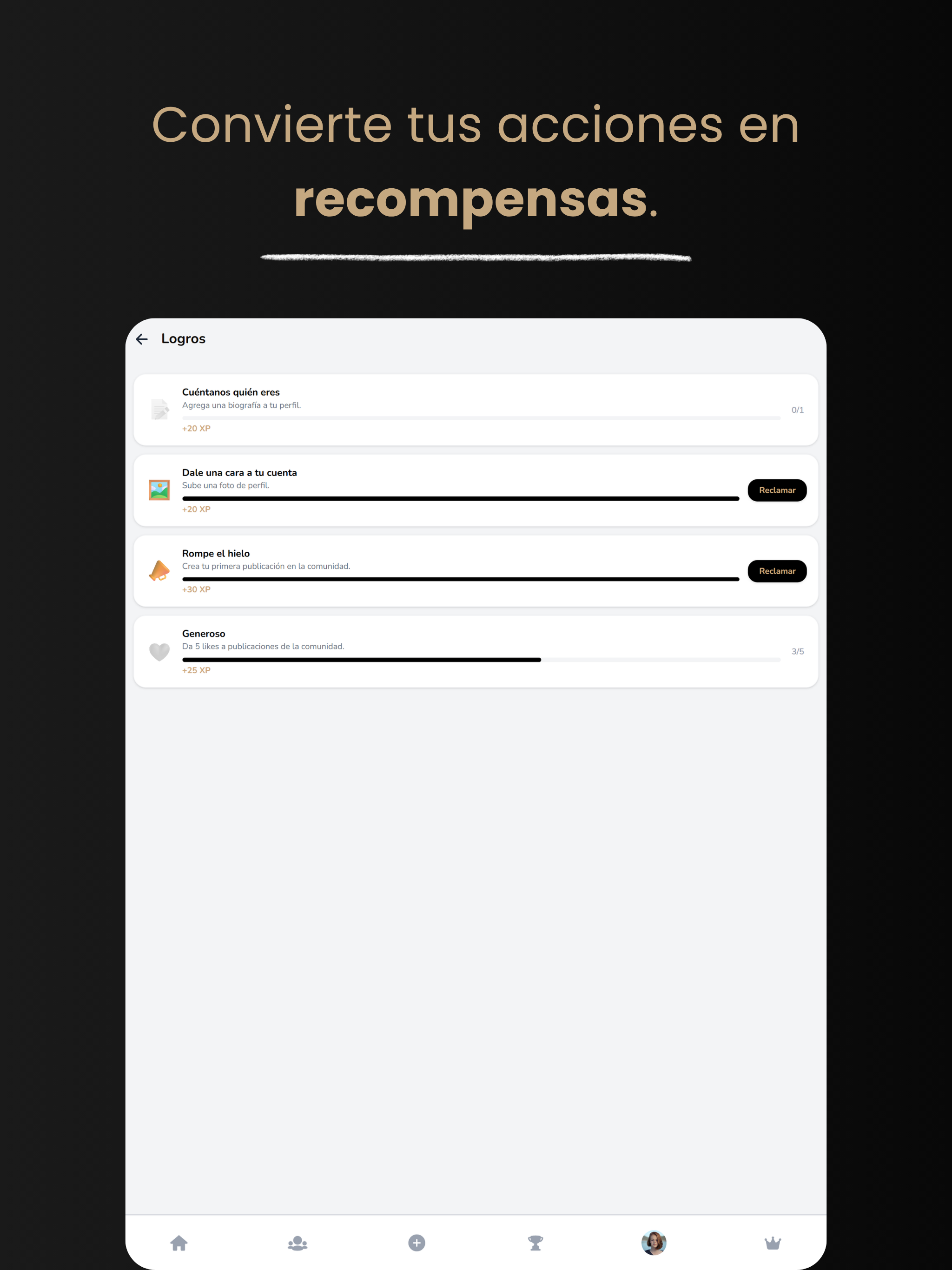 Racha - Hábitos y Comunidad screenshot 18