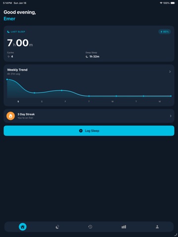 SleepFlow Sleep Tracker ipad screenshot 4