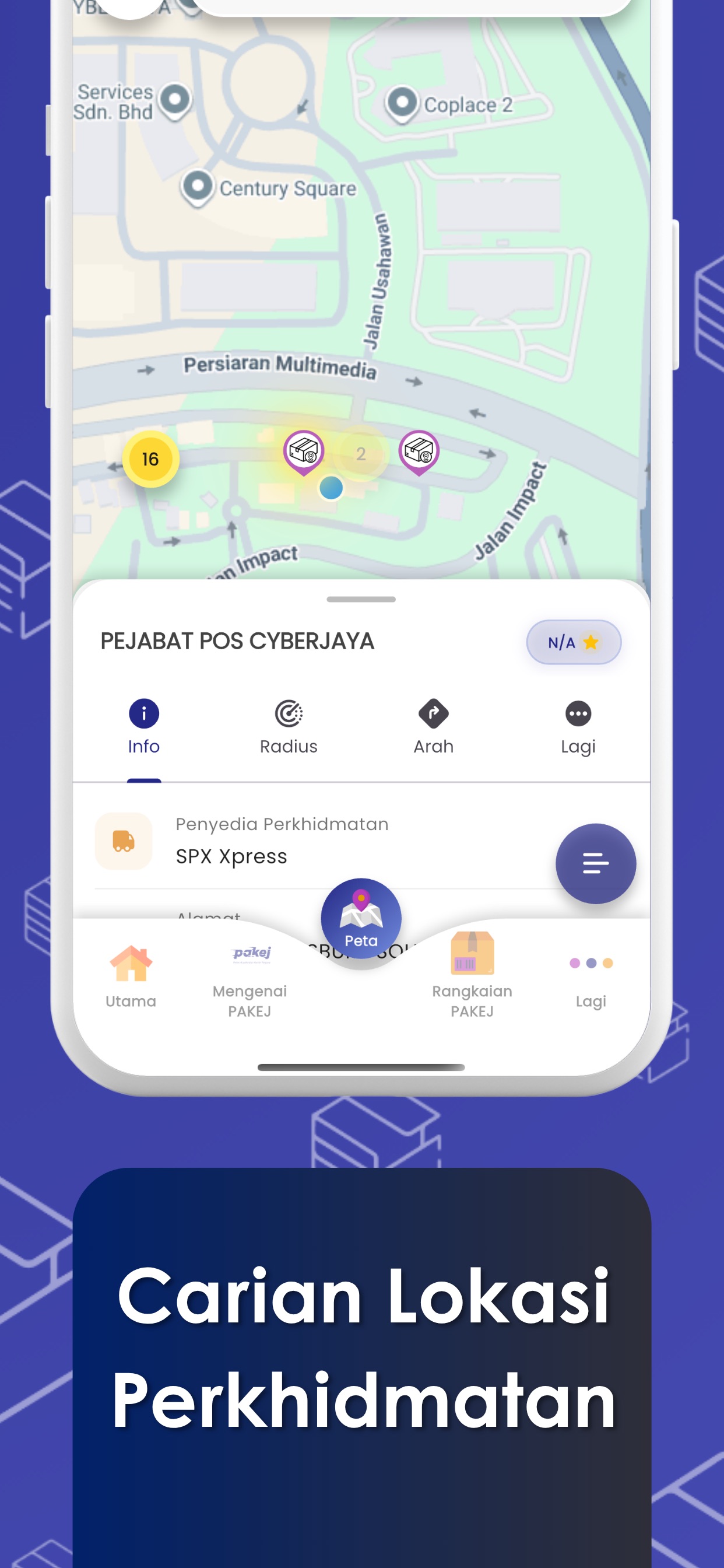 Screenshot 4 of PAKEJ Map