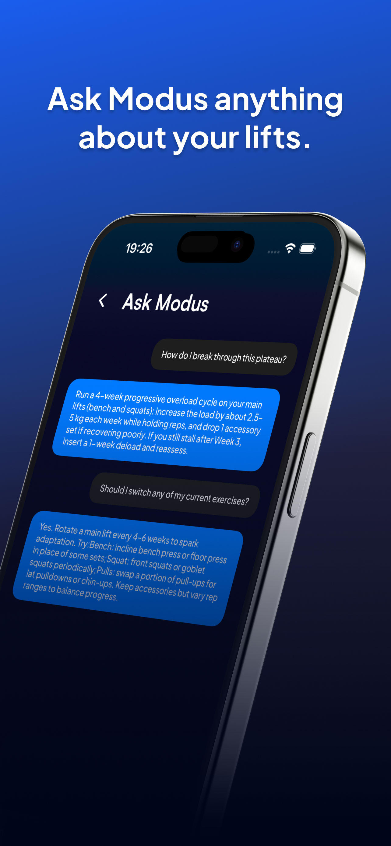 Modus - Workout Tracking