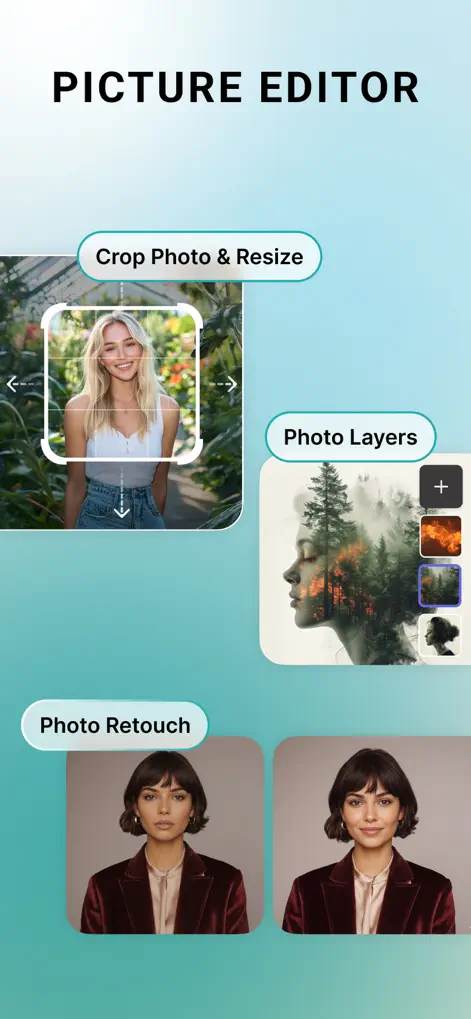 Picture Editor+ : Photo Layers - Photo & Video App | MWM