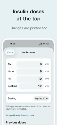 Glucose Logbook - Insulin Log Screenshot 2 of 5