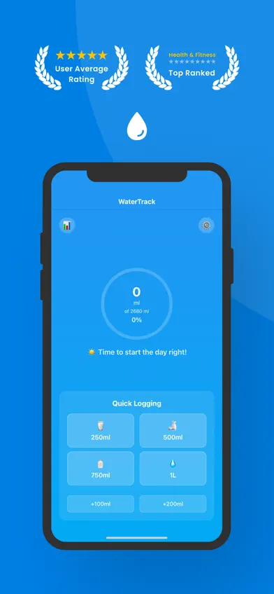 WaterTrack - Water Reminder screenshot 1