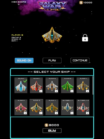 Galaxy War In 2148 iPad screenshot