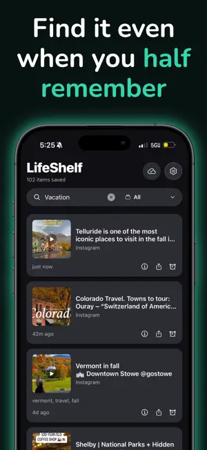 LifeShelf screenshot 2