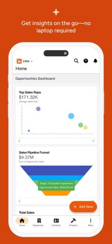 Insightly CRM Screenshot 1 of 9