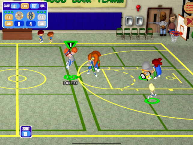 Capture d'écran de Backyard Basketball '01