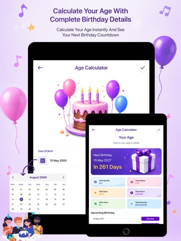 Birthday Song With Name Maker iPad screenshot