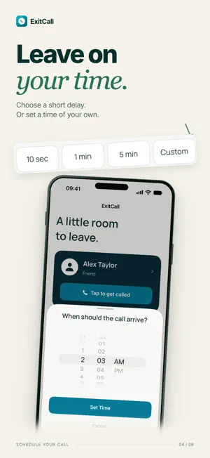 ExitCall: AI Fake Call screenshot 4