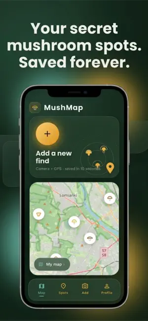MushMap: Mushroom Spots Map screenshot 1