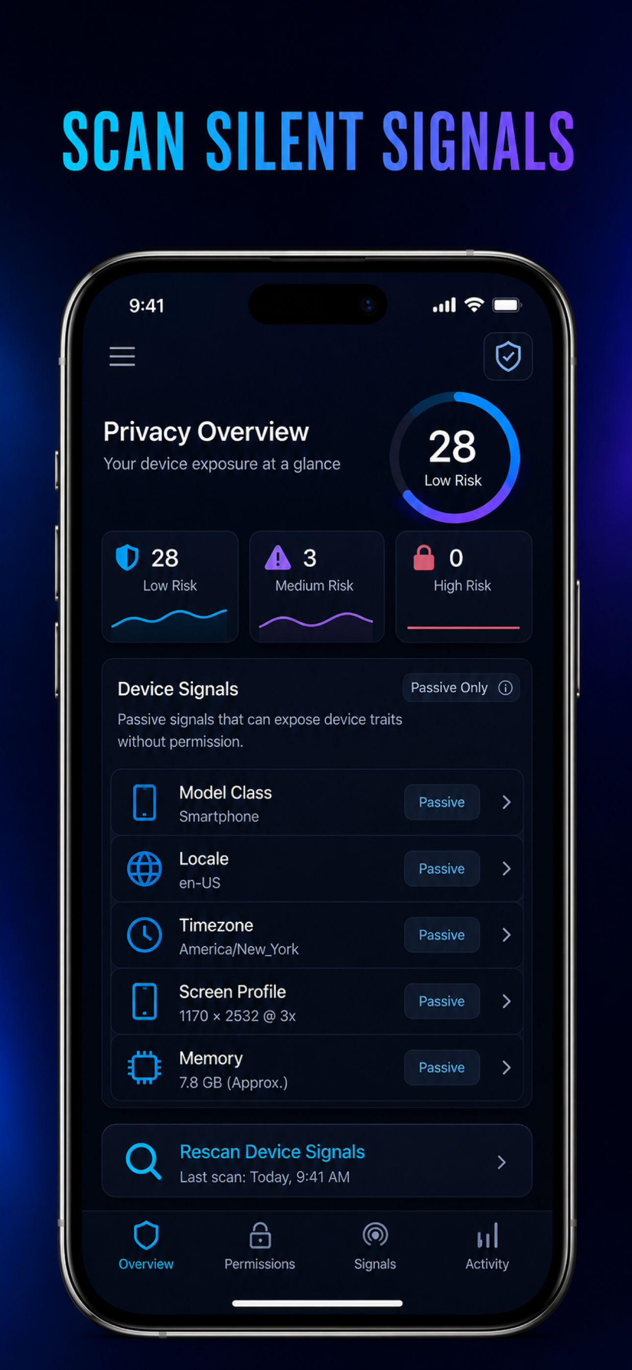 Privacy Scanner: Fingerprint screenshot 2