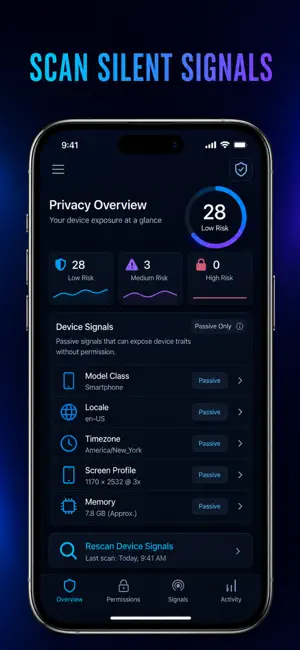 Privacy Scanner: Fingerprint screenshot 2