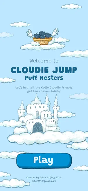 Cloudie Jump Puff Nesters screenshot 1