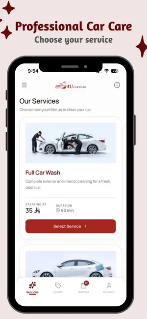 4U Carwash screenshot 2