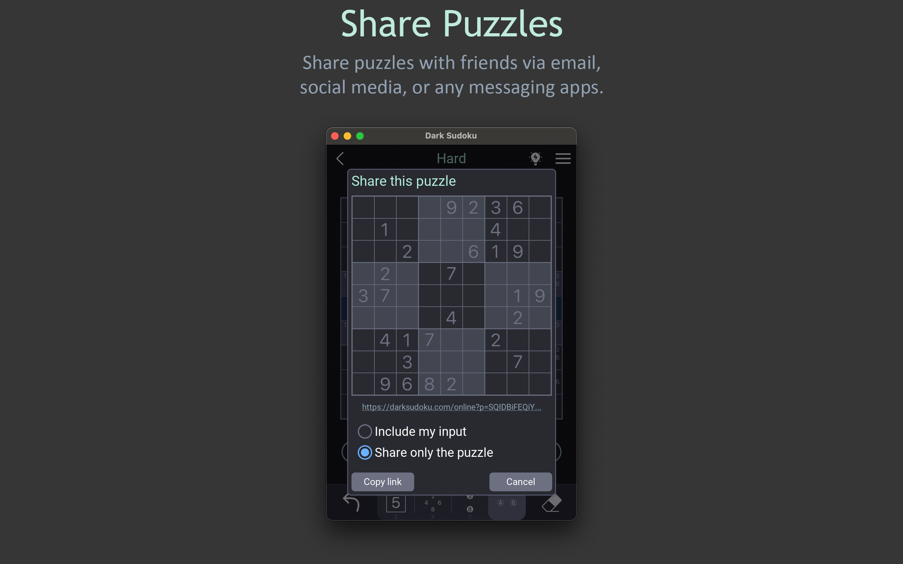 Dark Sudoku - Classic Puzzle