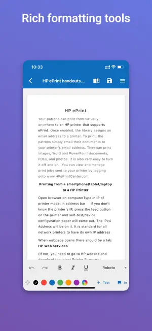 Word Editor: Reader & Writer screenshot 2