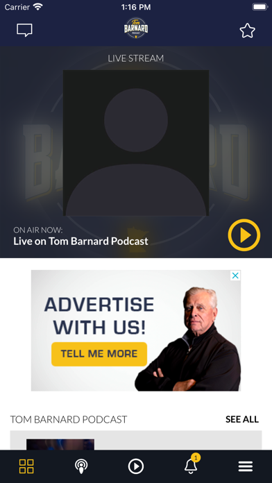 Tom Barnard Morning Show Screenshot