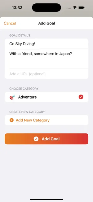 memola: Bucket List screenshot 2