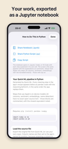 Quick ML - Pocket Data Studio Screenshot 10 of 10