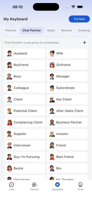 LoveTalk – Smart Chat Keyboard screenshot 3