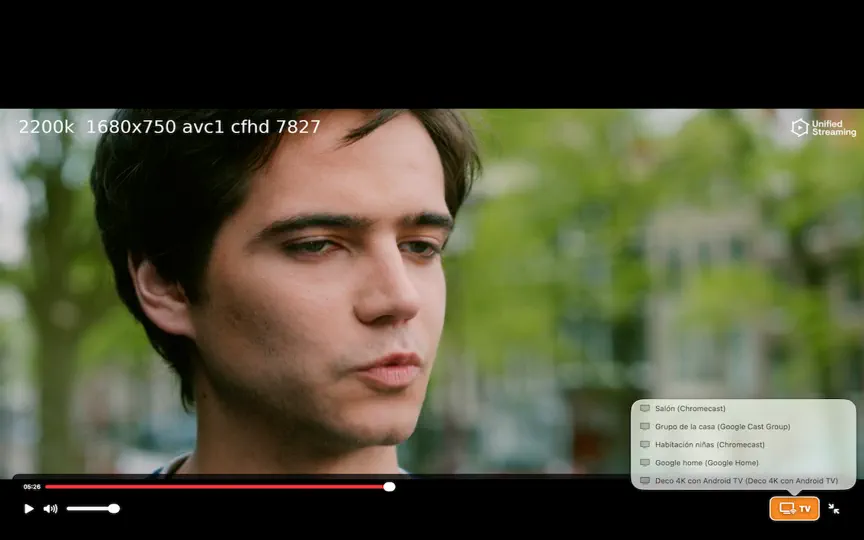 Captura de pantalla de Pure IPTV en iPhone 2