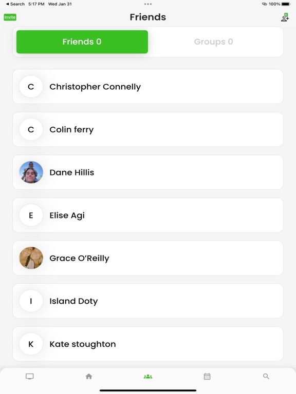 The Friendzy App iPad screenshot 5 - Social Networking app