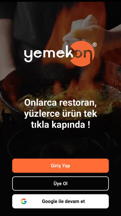 Yemekon Screenshot