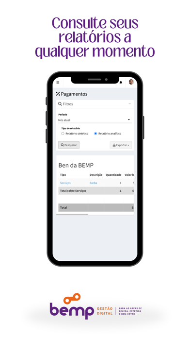 Screenshot 4 of BEMP Profissional App