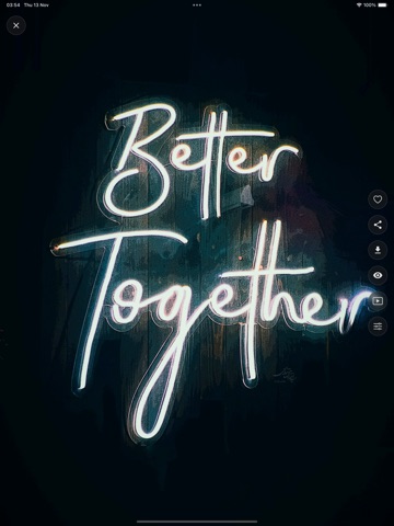 Neon Glow Wallpaper HD+ iPad screenshot