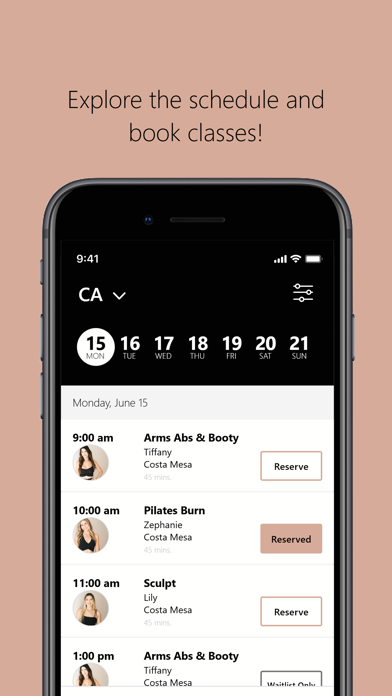 The Body Collective Studio iPhone screenshot 3 - Health & Fitness app