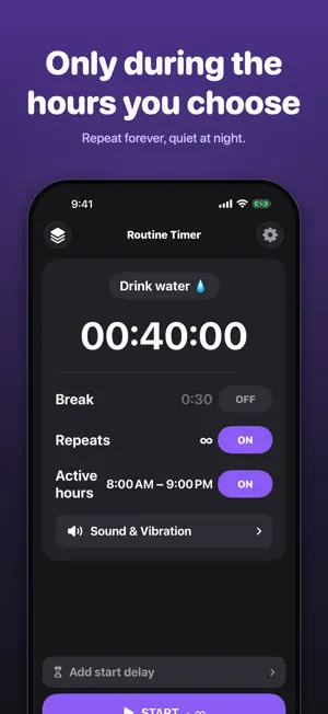 Routine Timer: Repeat Reminder screenshot 4