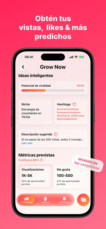 Grow Now - Hazte viral con IA screenshot 3 of 5