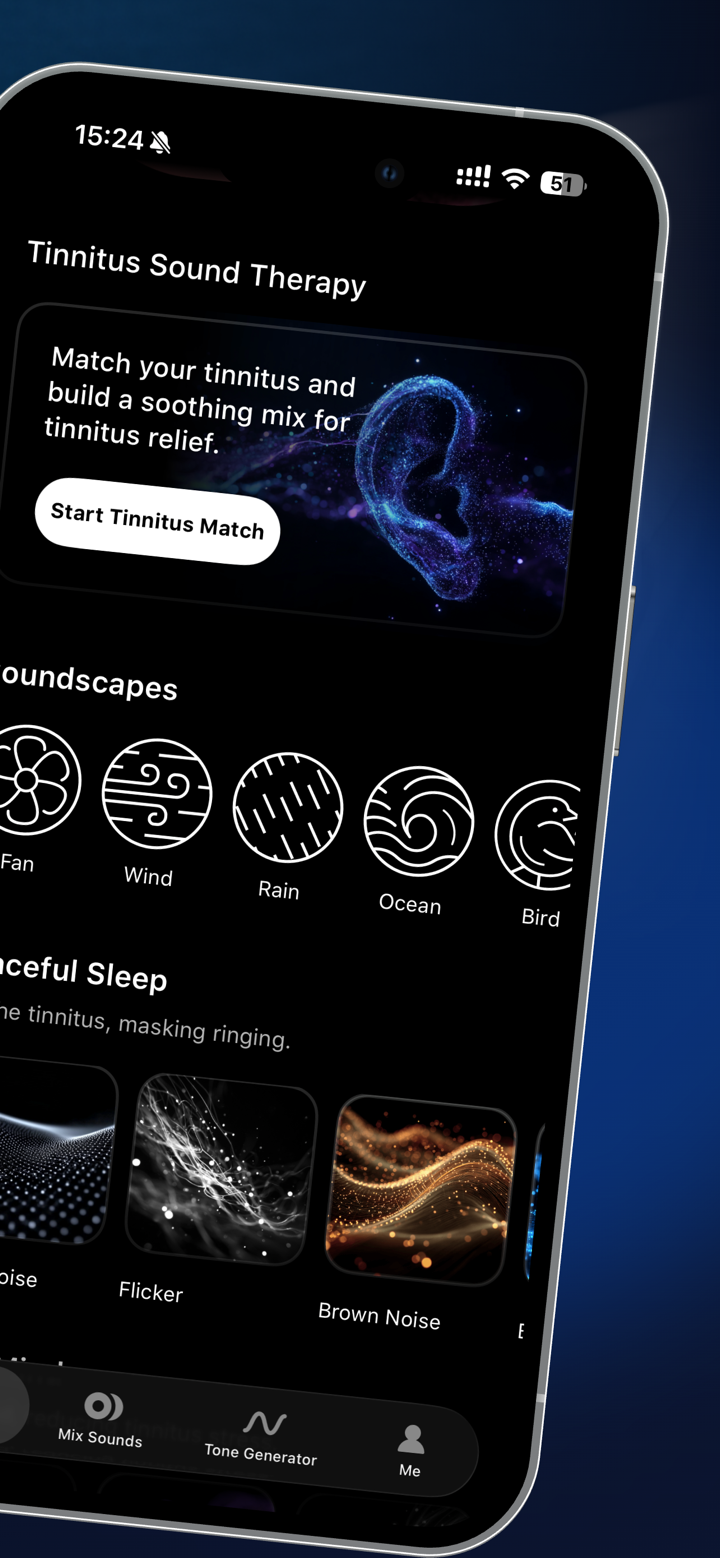 TinniSound: Tinnitus Relief screenshot 2