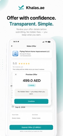 Khalas.ae - Service Provider Screenshot 3 of 6