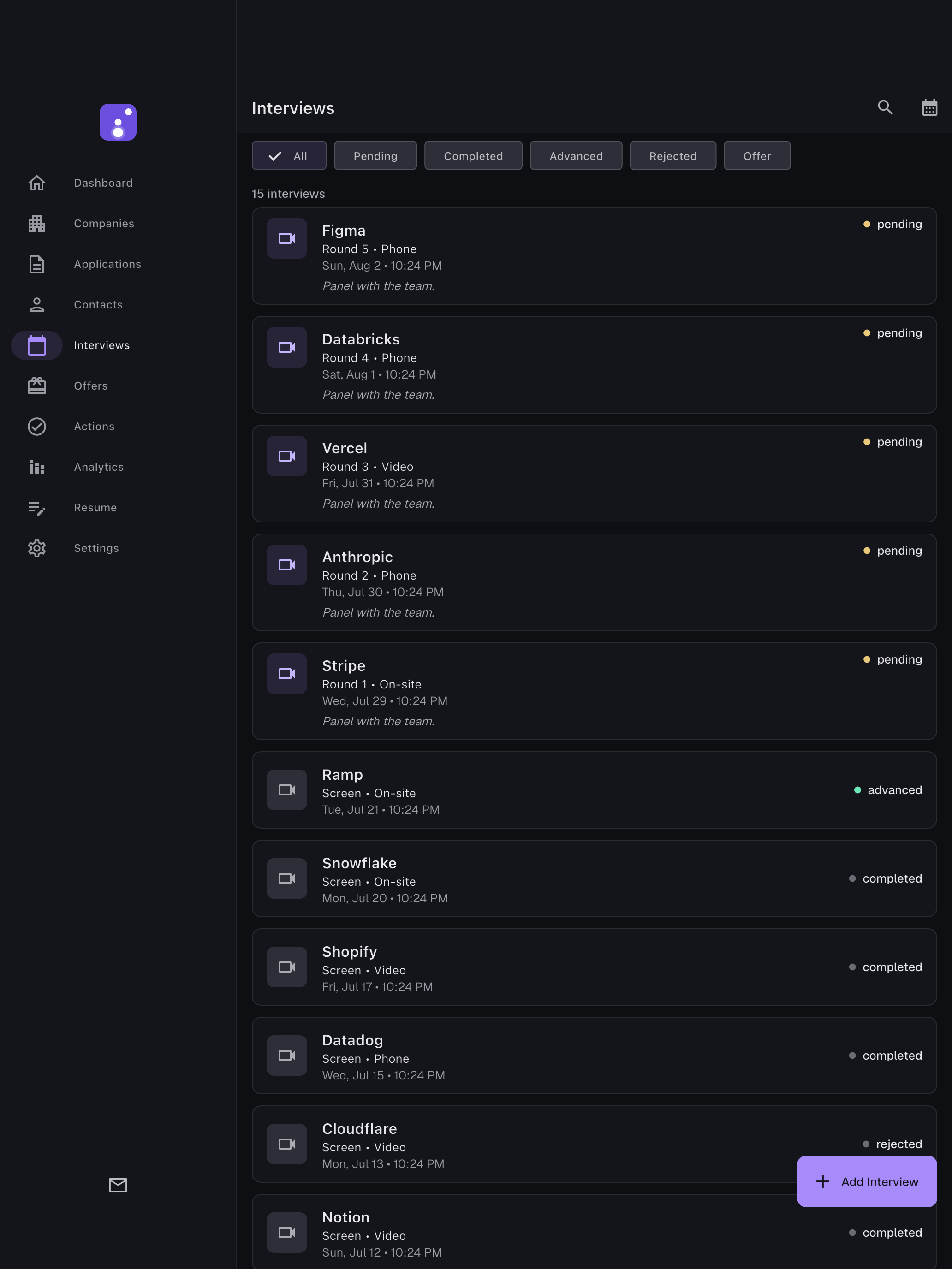 JobMap: Job Search Tracker screenshot 17